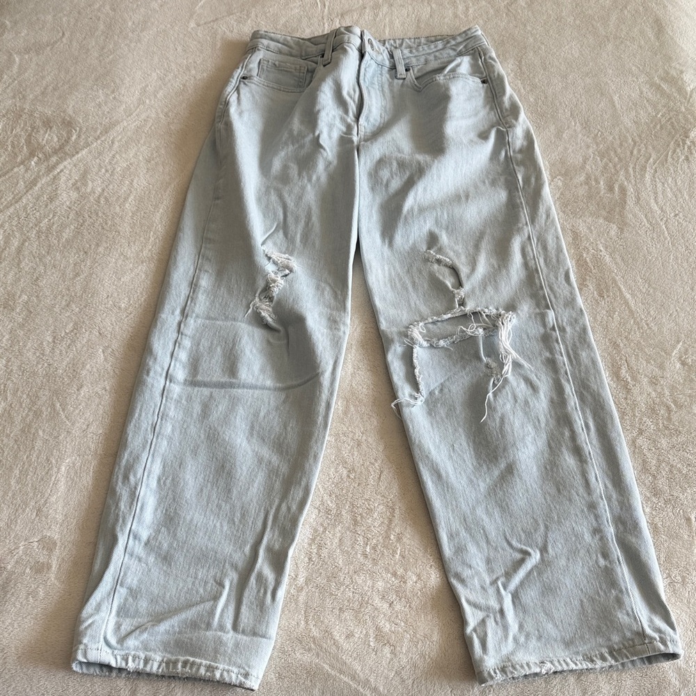 Old Navy OG loose Light Indigo Jeans / 4 - Picture 1 of 7